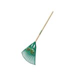 Balai  gazon xl leborgne 27 dents manche en bois 130 cm - largeur tte 65 cm