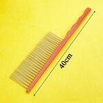 Balai de ruche  une range de poils pour poigne en plastique et deux ranges pour prle, quation de ...