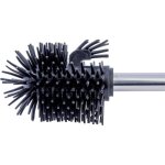 Balai wc avec manche acier inoxidable