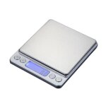 Balance portable, 500g / 0. 01g, balances de bijoux, ecran lcd rtroclair palette acier inoxydable