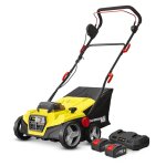 Balayeuse pour gazon synth�tique sur batterie - 2 x 20v - 4ah - gardeo pro