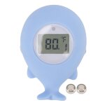 Baleine en forme de baignoire pour bb, thermomtre  eau, alarme silencieuse, jouet flottant pour bb, ...