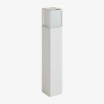 Balise led extrieure en aluminium torevi blanc ¿50 cm