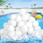 Balle filtrante piscine, 1300g boule filtrante pompe piscine remplace 45kg sable de filtration, pool ... Balle filtrante piscine, 1300g boule filtrante pompe piscine remplace 45kg sable de filtration, pool ...