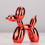 Ballon de galvanoplastie de chien en rsine nordique, dcorations de maison illimites, salon moderne, ...