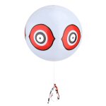 Ballon gonflable anti - oiseaux anti - oiseaux, ballon prdateur rpulsif (blanc)