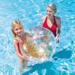Ballon gonflable avec paillettes