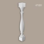 Balustre profhome 471201 moulure exterieure balustrade elément de façade style néo - classicisme blanc ... Balustre profhome 471201 moulure exterieure balustrade elément de façade style néo - classicisme blanc ...