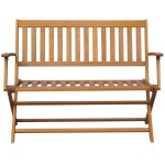 Vidaxl banc de jardin 120 cm bois d'acacia solide