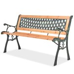 Banc de jardin 122 cm bois