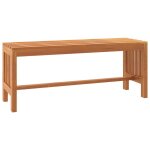 Banc de jardin meuble de patio d'ext�rieur terrasse 110 x 35 x 45 cm bois massif d'eucalyptus helloshop26 ...