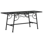 Banc de jardin meuble de patio d'ext�rieur terrasse tour d'arbre 110 cm noir acier helloshop26 02 0011843 ...