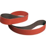 Bande abrasive de 75 x 2000 mm, cubitron (tm) ii 984f, grain : 80 +