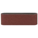 Bande abrasive 75x533 mm , g100, rw, non perforé, fixation étrier - 3 pièces Bande abrasive 75x533 mm , g100, rw, non perforé, fixation étrier - 3 pièces