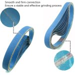 Bandes abrasives en métal 25x762 mm. groupe de bandes abrasives, 2 x 60 / 80 / 100 / 120 / 240 / 320 ... Bandes abrasives en métal 25x762 mm. groupe de bandes abrasives, 2 x 60 / 80 / 100 / 120 / 240 / 320 ...