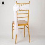 Bande de chaise elastique, noeud de fleur, ruban papillon pour mariage, intrieur et extrieur, dcoration ...