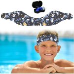 Bandeau de natation enfant, bouchon d'oreille piscine, elaique bandeau piscine oreille enfant, bandeau ...