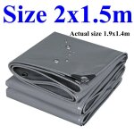 Bannire enduite de pvc canopile pour camion gris, bande de rparation tarlii, gril anti - pluie, auvent ...