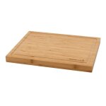 Barbecook, tagliere in bambu' con scanalatura 40x30x3cm fsc, accessori barbecue
