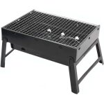 Barbecue  charbon portable facile  utiliser, pliable en acier inoxydable pour pique - nique, jardin, ...