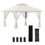 Barnum de jardin pop - up pliant sacs de lestage transport inclus cr�me