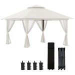 Barnum de jardin pop - up pliant sacs de lestage transport inclus cr�me