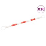 Barres de cônes de circulation rétractables 10pcs abs 116 - 197cm Barres de cônes de circulation rétractables 10pcs abs 116 - 197cm