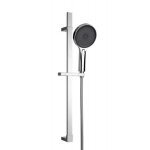 Barre de douche avec douchette 3 jets - chrome - softwater wenko