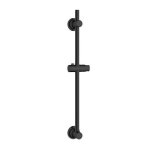 Barre de douche inox - 70 cm - noir - sans perage wenko