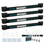Barre magnetique pour outils, duratech, 4 barre aimantee puissant accroche murale outils, porte outils ...