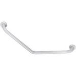 Barre maintien 135d 400x400 fixations invisibles alu epoxy blanc