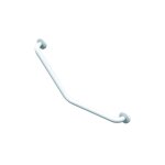 Barre de relvement coude 135 poxy blanche Ø 32 mm - akw - 01248wh