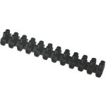 Barrette 2 x 12 noire dhome - section 10 mm