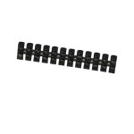 Barrette connexion 16 mm 12 plots � noir - batilec