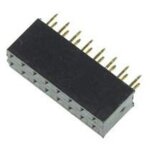 Barrette femelle double rangee - 16 broches cc070 ri1328