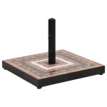 Base de parasol carr�e r�glable 40 x 40 x 28 cm poids robuste style classique en fer terre cuite helloshop26 ...