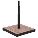 Base de parasol terre cuite carr 12 kg vidaxl vidaxl