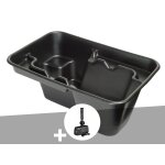 Bassin pr�form� jupiter rectangulaire 230 l + pompe de filtration - ubbink