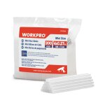 Baton de colle chaude 100 x 7mm workpro, batonnets de colle transparents 200 pi�ces universels pour pistolet ...