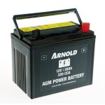 Batterie az108 / agm u1r - 320 sla pour tracteur tondeuse, + terminal droite