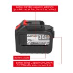 Batteries de perceuse - visseuse sans fil 21 v 6, 0 a couple maximum 200 n. m mandrin sans clé en métal ... Batteries de perceuse - visseuse sans fil 21 v 6, 0 a couple maximum 200 n. m mandrin sans clé en métal ...