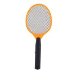 Batterie sans fil lectrique mouche moustique tapette bug zapper raquette insectes tueur jaune