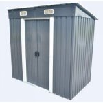 Bc - elec - 5662 - 0503 abri de jardin m�tallique 121 x 194 x 181cm