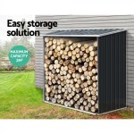 Bc - elec - 5662 - 0505 abri pour stockage de bois 163 x 83 x 154cm, abri buches et range buches Bc - elec - 5662 - 0505 abri pour stockage de bois 163 x 83 x 154cm, abri buches et range buches