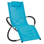 Bc - elec - hmbl - 04 - blue chaise longue bleu, relax de jardin, chaise de jardin, rocking chair, r�sistant ...
