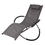 Bc - elec - hmbl - 04 - grey chaise longue grise, relax de jardin, chaise de jardin, rocking chair, rsistant ...