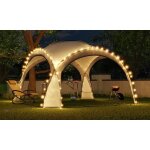 Bc - elec - hopw - led35g tonnelle de jardin 3. 5x3. 5m avec eclairage led et capteur solaire. tente ...