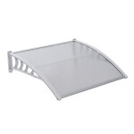 Bc - elec - m100150 auvent de porte 100x150cm, abri de porte d'entrée, avant - toit transparent, porche ... Bc - elec - m100150 auvent de porte 100x150cm, abri de porte d'entrée, avant - toit transparent, porche ...