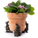 Beatrix potter lot de 3 figurines peter rabbit pieds de pot de fleurs - support de pot - ornements décoratifs ... Beatrix potter lot de 3 figurines peter rabbit pieds de pot de fleurs - support de pot - ornements décoratifs ...