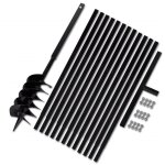 B�che et tari�re manuelle 150 mm avec rallonge 13 m acier